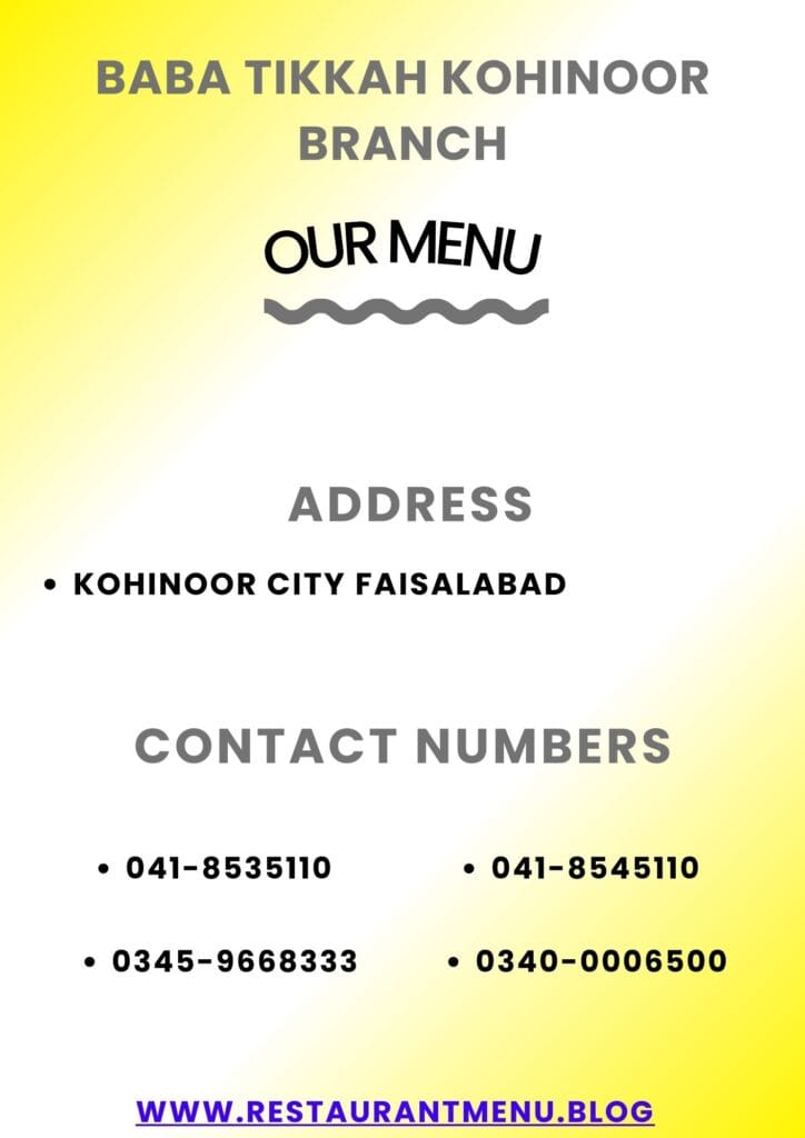 Baba Tikkah Restaurant