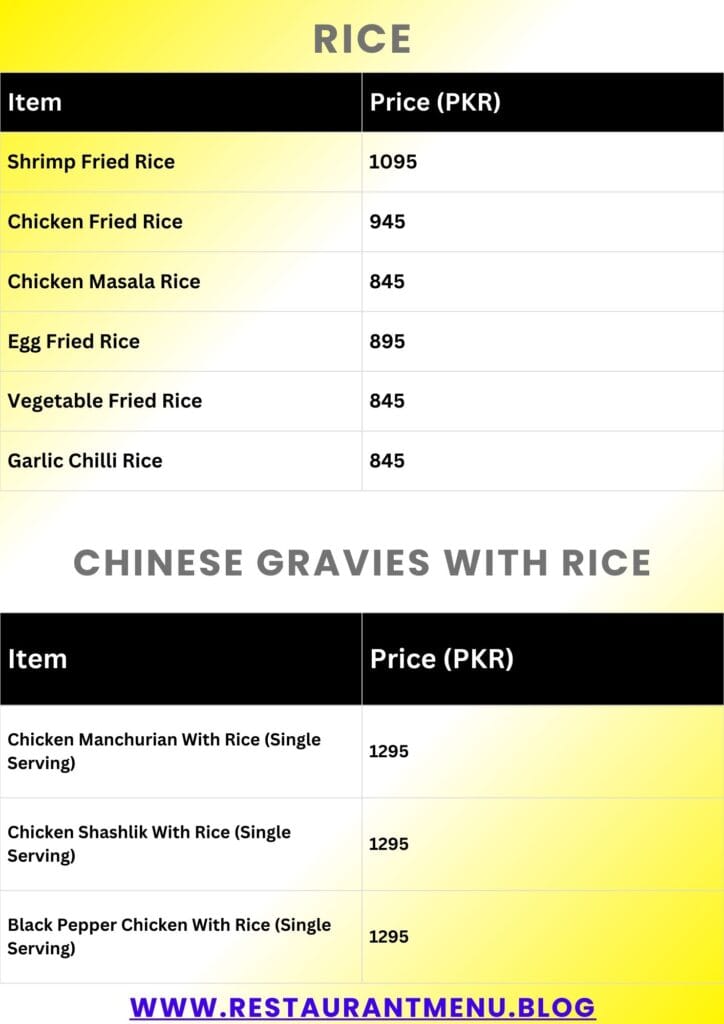 Baba Tikkah Menu