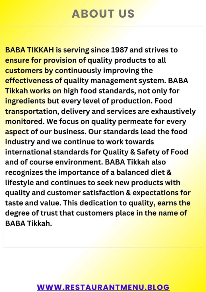 Baba Tikkah Restaurant