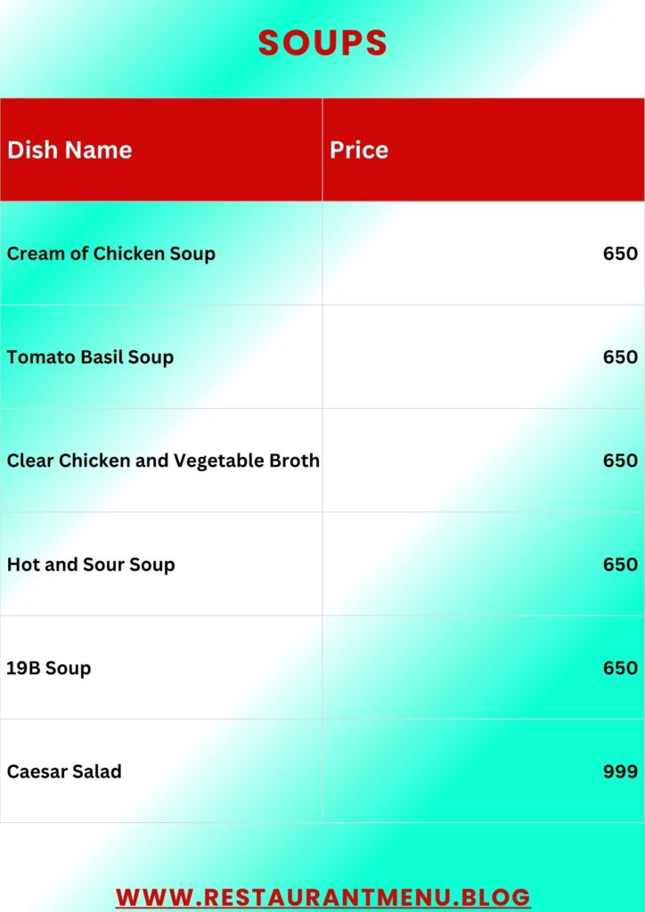 Deejos Menu