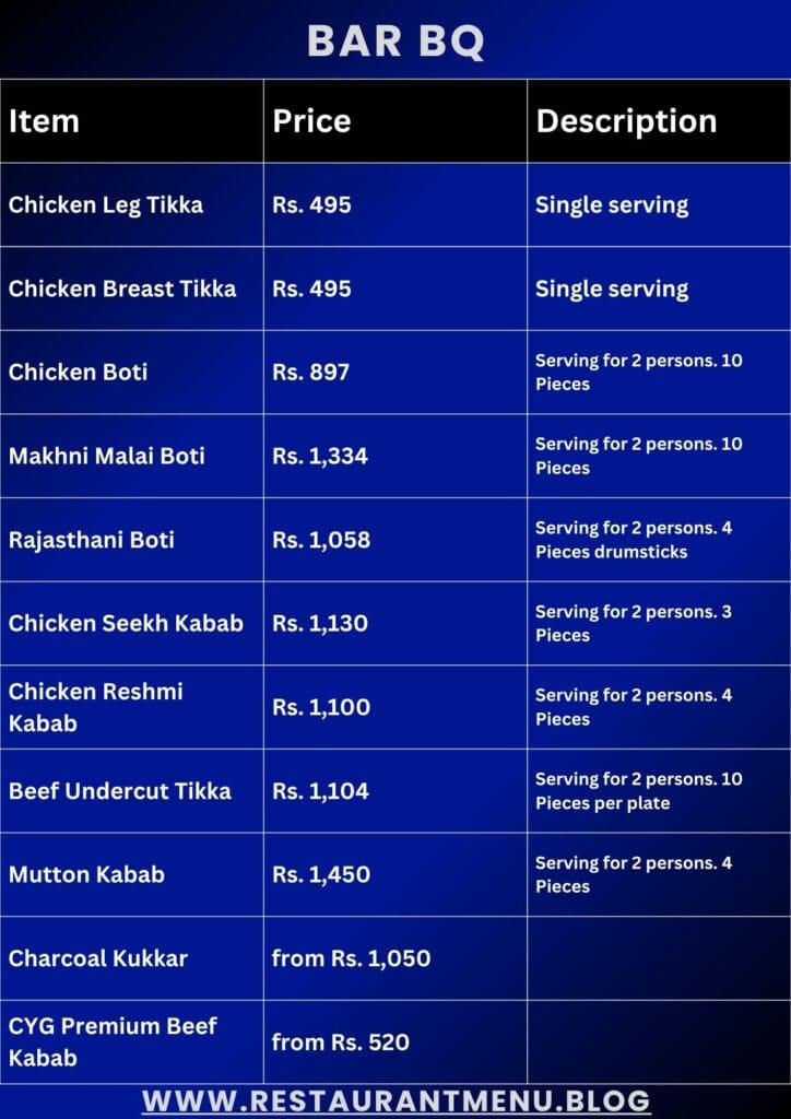 Courtyard Grill DHA Restaurant