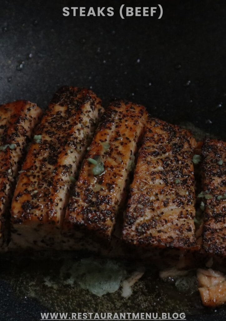 Steak Away Menu