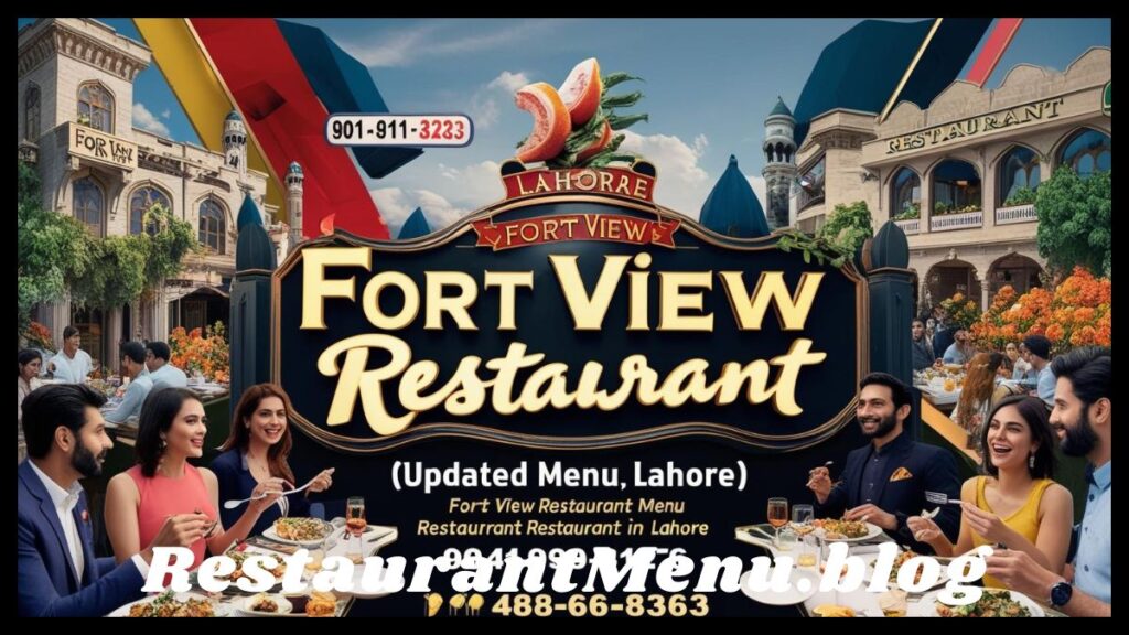 Fort View Restaurant Menu