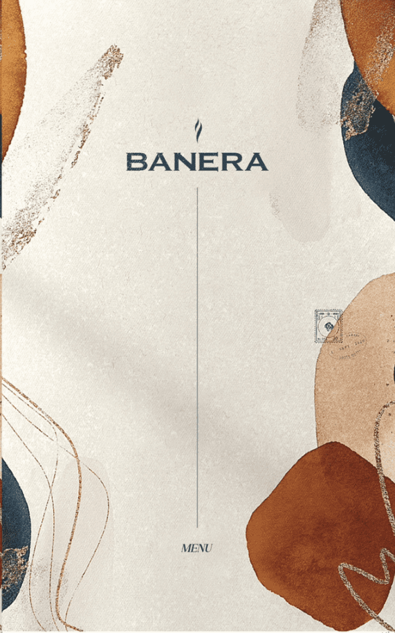 Banera Rooftop Restaurant Menu