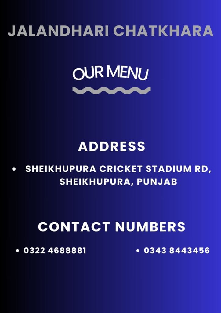 Jalandhari Chatkhara Restaurant