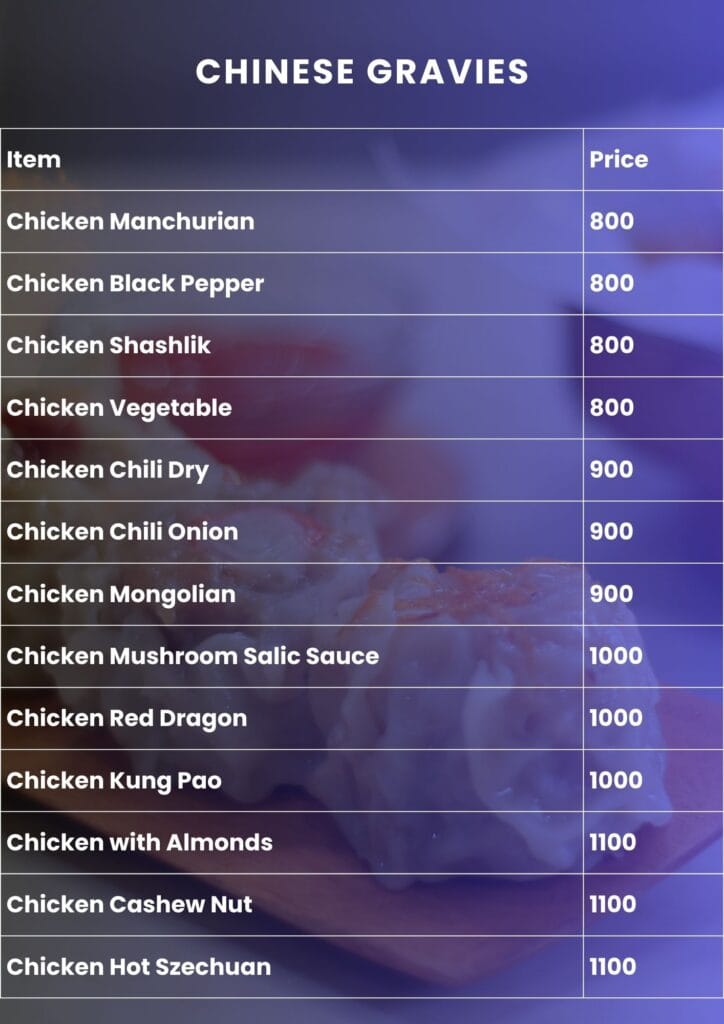 Jalandhari Chatkhara Menu