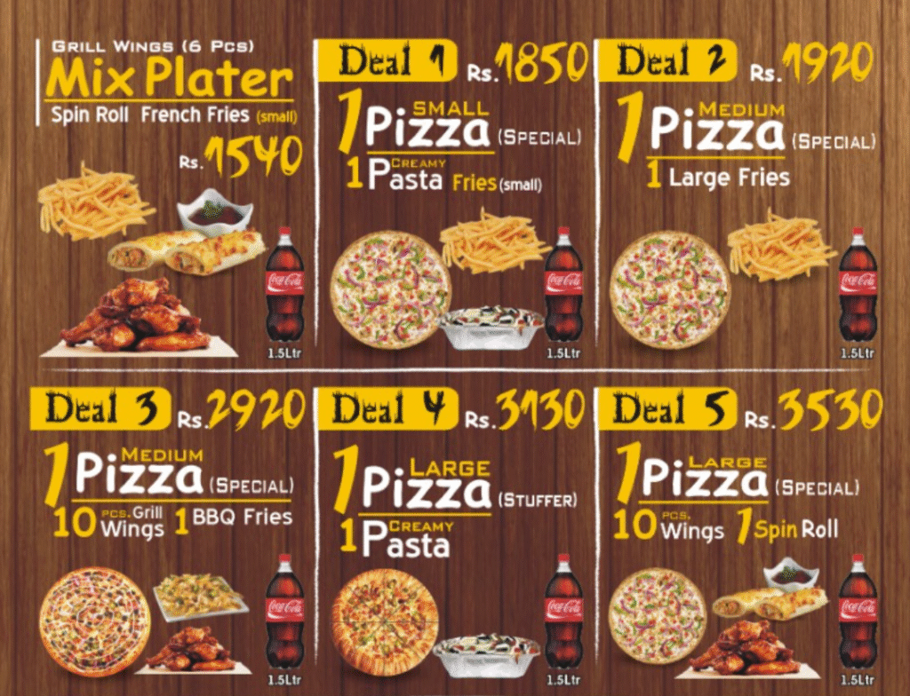 Pizza Online Menu