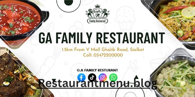 G.A Family Restaurant Menu