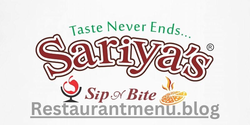 Sariya's Sip n Bite Restaurant Menu