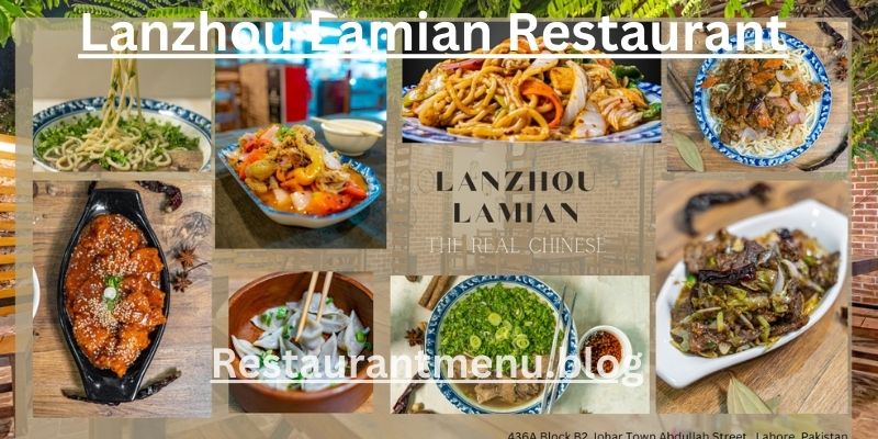 Lanzhou Lamian Restaurant Menu