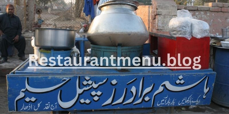 Hashim Haleem Restaurant Menu