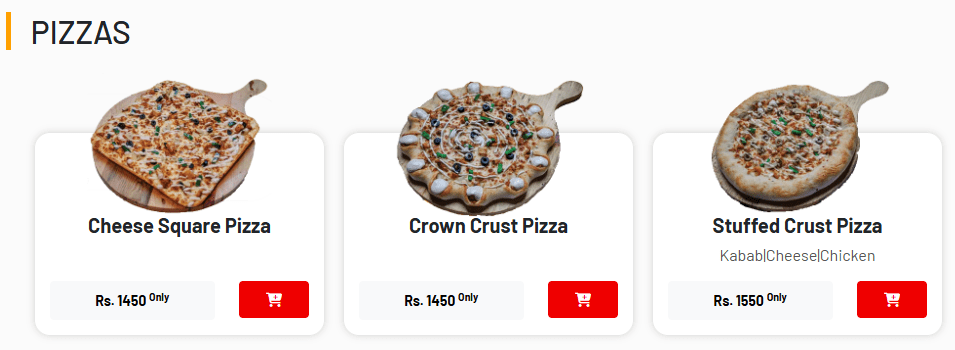 Cheese Menu