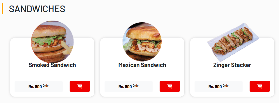 Cheese Menu