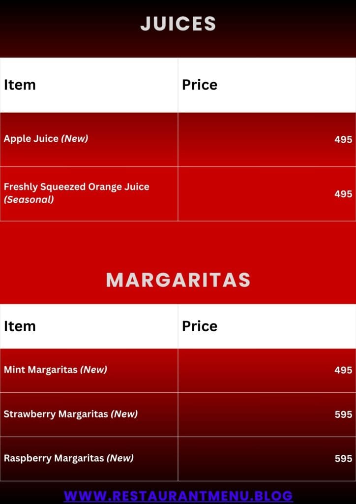 Big Moe's Menu