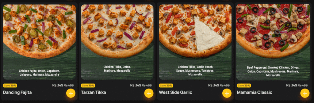 Broadway Menu