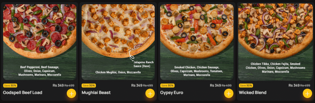 Broadway Menu