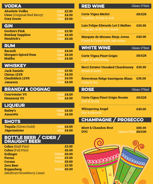 Chit 'N' Chaat Rusholme Menu