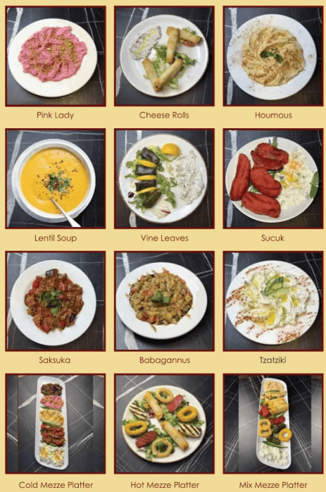 Sultanahmet Grill Menu